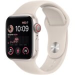Apple Watch Series SE 2 (2022) GPS + Cellular 40 mm - Aluminium Starlight - Sport band Starlight